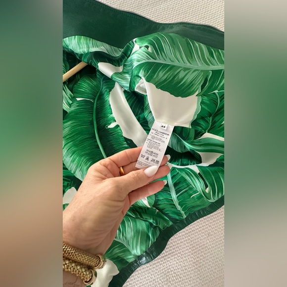 Autentic Dolce Gabbana Green Leather Jacket - Picture 5 of 8